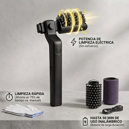 QUINCHOX – Cepillo Eléctrico Giratorio para Parrilla (2 en 1)